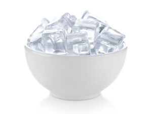Eiswürfel gegen Hitze